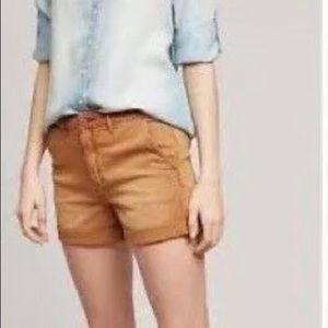Anthropologie relaxed chino short 29